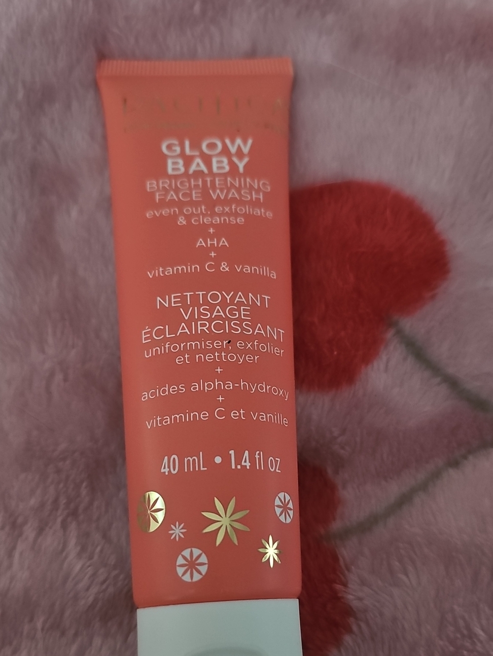 Pacifica Glow Baby Brightening Face Wash Coral Pink